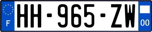 HH-965-ZW