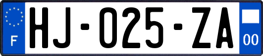 HJ-025-ZA