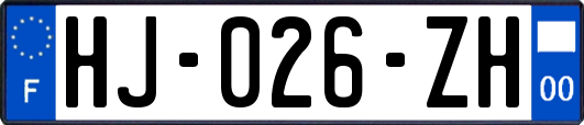 HJ-026-ZH