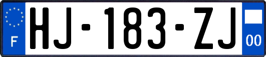 HJ-183-ZJ