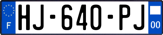 HJ-640-PJ
