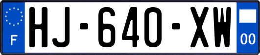 HJ-640-XW