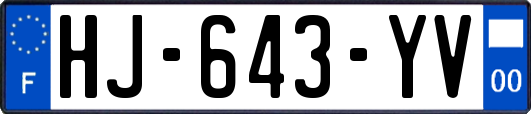 HJ-643-YV
