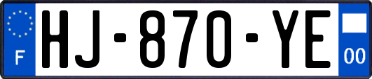 HJ-870-YE