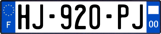 HJ-920-PJ