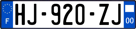 HJ-920-ZJ