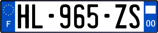 HL-965-ZS
