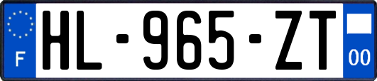 HL-965-ZT