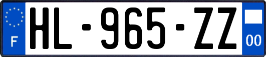 HL-965-ZZ