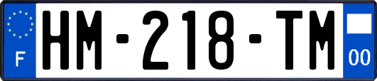 HM-218-TM