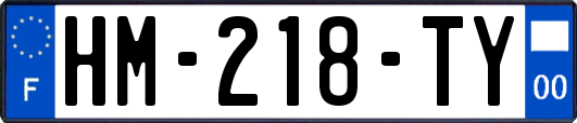 HM-218-TY