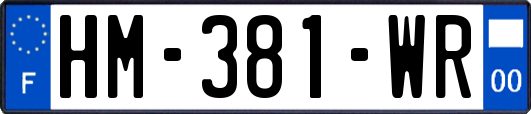 HM-381-WR