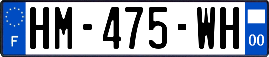 HM-475-WH