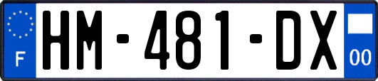HM-481-DX