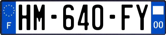 HM-640-FY