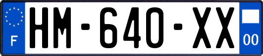 HM-640-XX