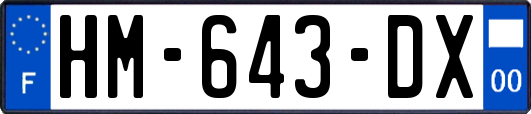 HM-643-DX