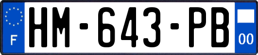 HM-643-PB