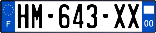 HM-643-XX