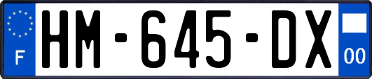 HM-645-DX