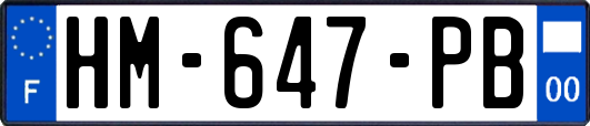 HM-647-PB