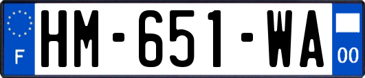 HM-651-WA