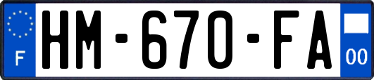 HM-670-FA