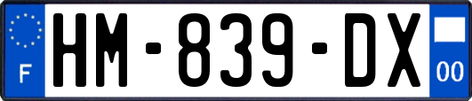 HM-839-DX