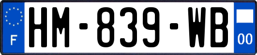 HM-839-WB