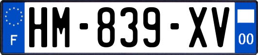 HM-839-XV