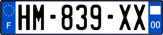 HM-839-XX
