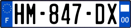 HM-847-DX