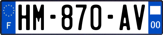 HM-870-AV