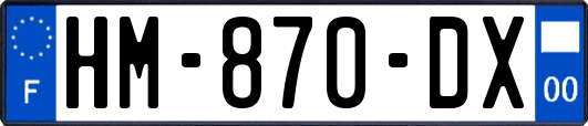 HM-870-DX