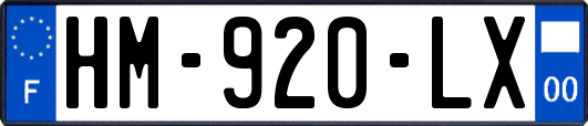 HM-920-LX
