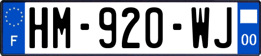 HM-920-WJ