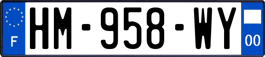 HM-958-WY