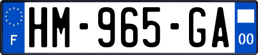HM-965-GA