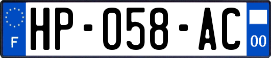 HP-058-AC