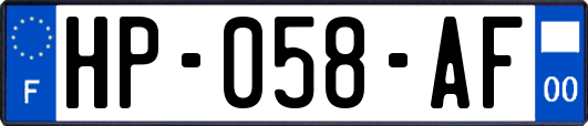 HP-058-AF