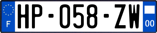 HP-058-ZW