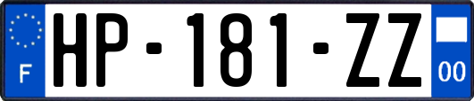 HP-181-ZZ