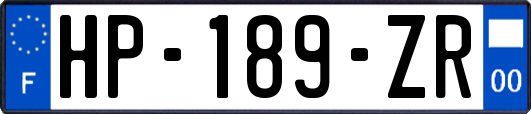 HP-189-ZR