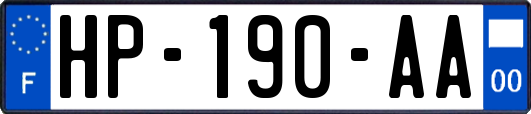 HP-190-AA