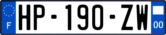 HP-190-ZW