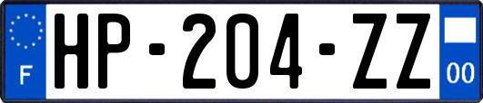 HP-204-ZZ