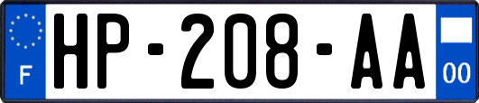 HP-208-AA