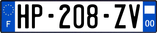 HP-208-ZV