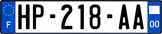 HP-218-AA