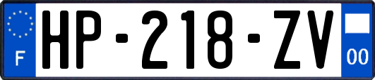 HP-218-ZV